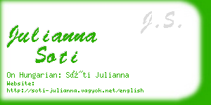 julianna soti business card